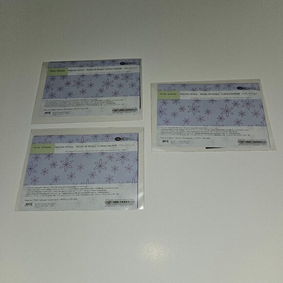 NEW 3 Creative Memories Petal Passion Photo Mat Journaling Box Stickers Lot - Picture 1 of 5